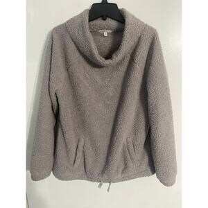 GapBody sherpa fleece sweater women’s size S light purple cozy casual